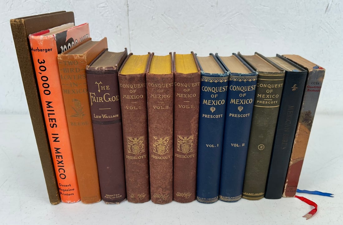 12 Antique and Vintage Books on Mexico (1 of 18)