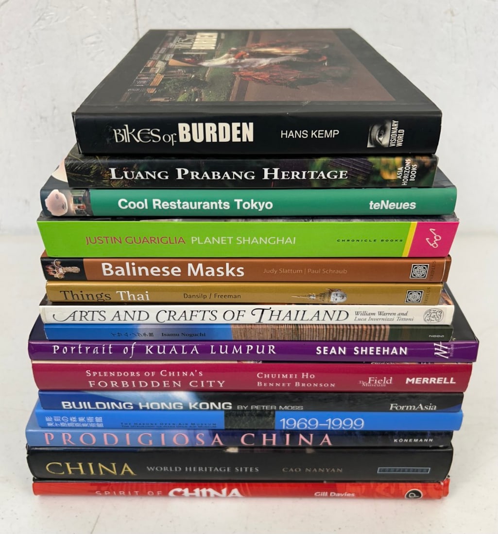 15 Asia Art and Travel Books: 15 Asia Art and Travel Books including Cool Restaurants Tokyo edited by Sabina Marreiros c. 2004; Planet Shanghai photographs by Justin Guariglia c. 2008; Balinese Masks by Judy Slattum and Paul Schra