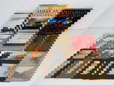 Early Railroad Ephemera Lot Including Photographs