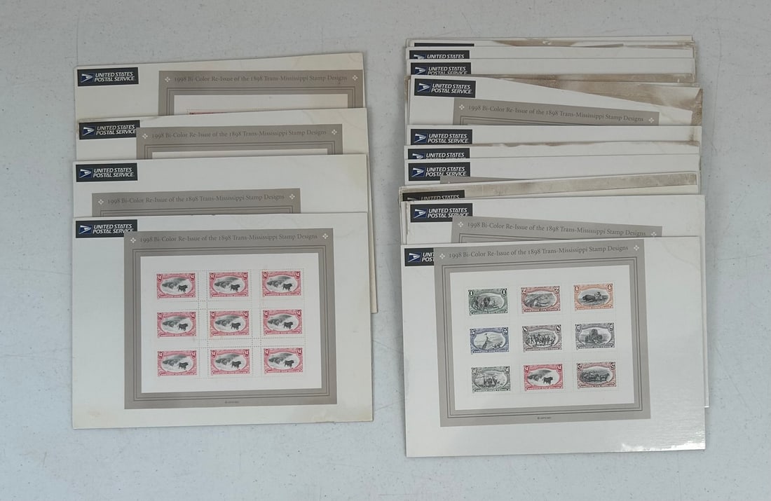 21 c.1998 USPS Stamp Sheets (1 of 7)