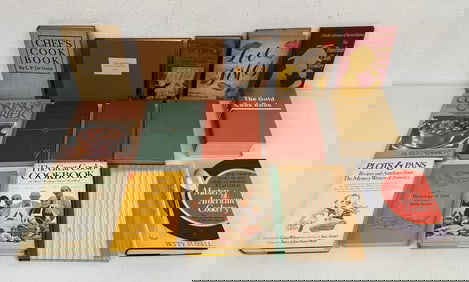 15 Misc. Vintage Cookbooks and Food Related Books