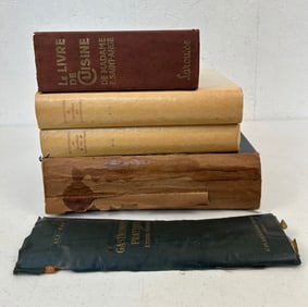 4 French Language Cooking Reference Books