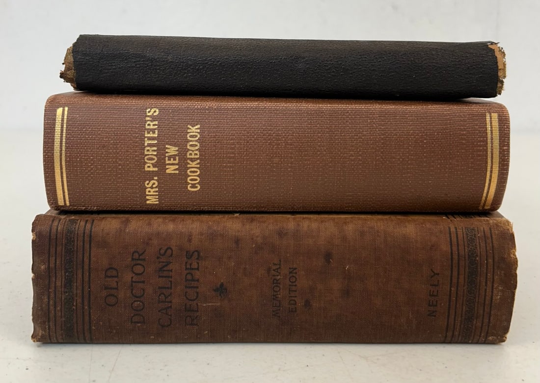 3 Misc. 19th Century Cookbooks (1 of 13)