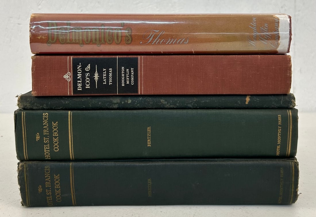 5 Hotel and Restaurant Cookbooks (1 of 20)