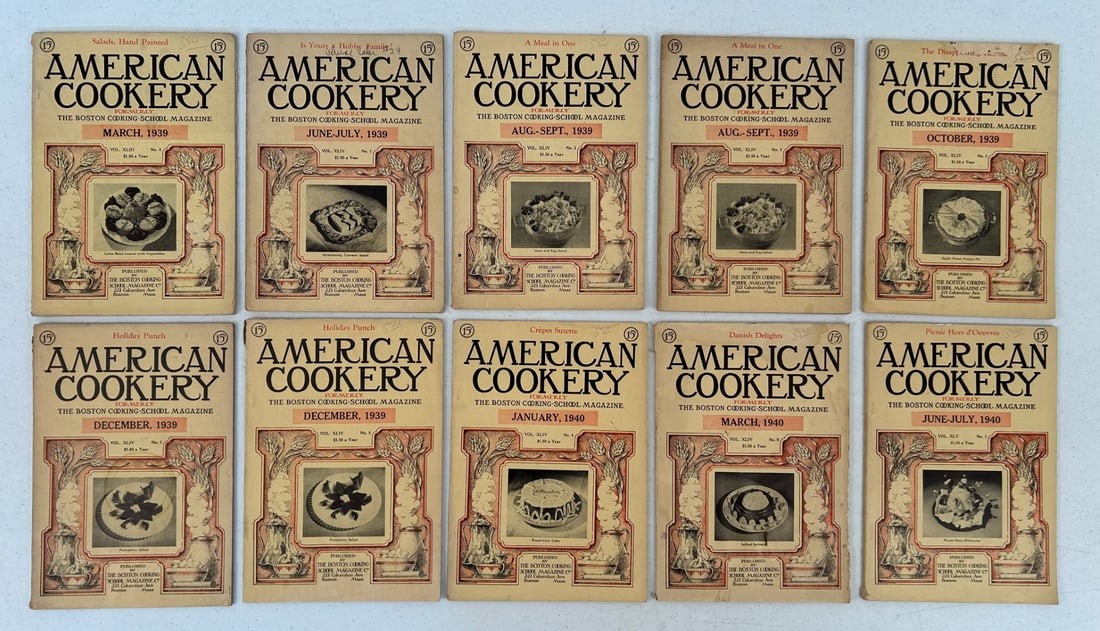 18 American Cookery Magazines (1 of 3)