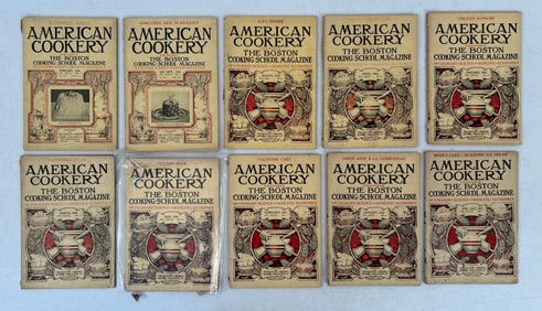 18 American Cookery Magazines