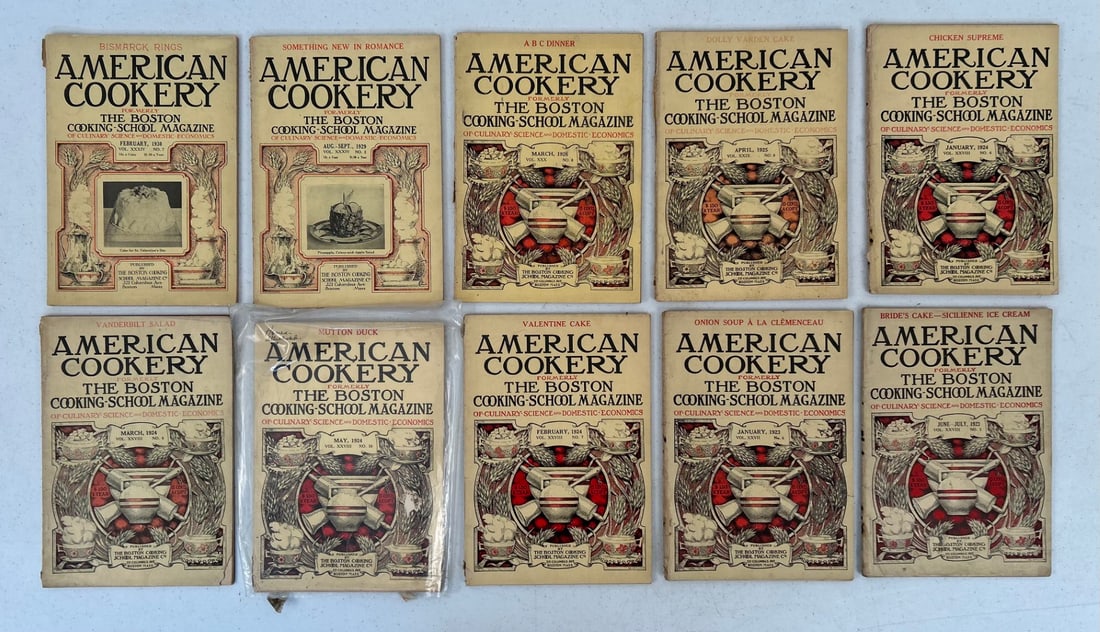 18 American Cookery Magazines (1 of 4)