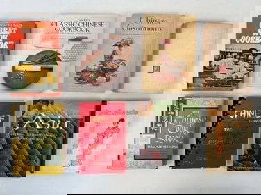 18 Asian Food Cookbooks including "The Anglo-Chine