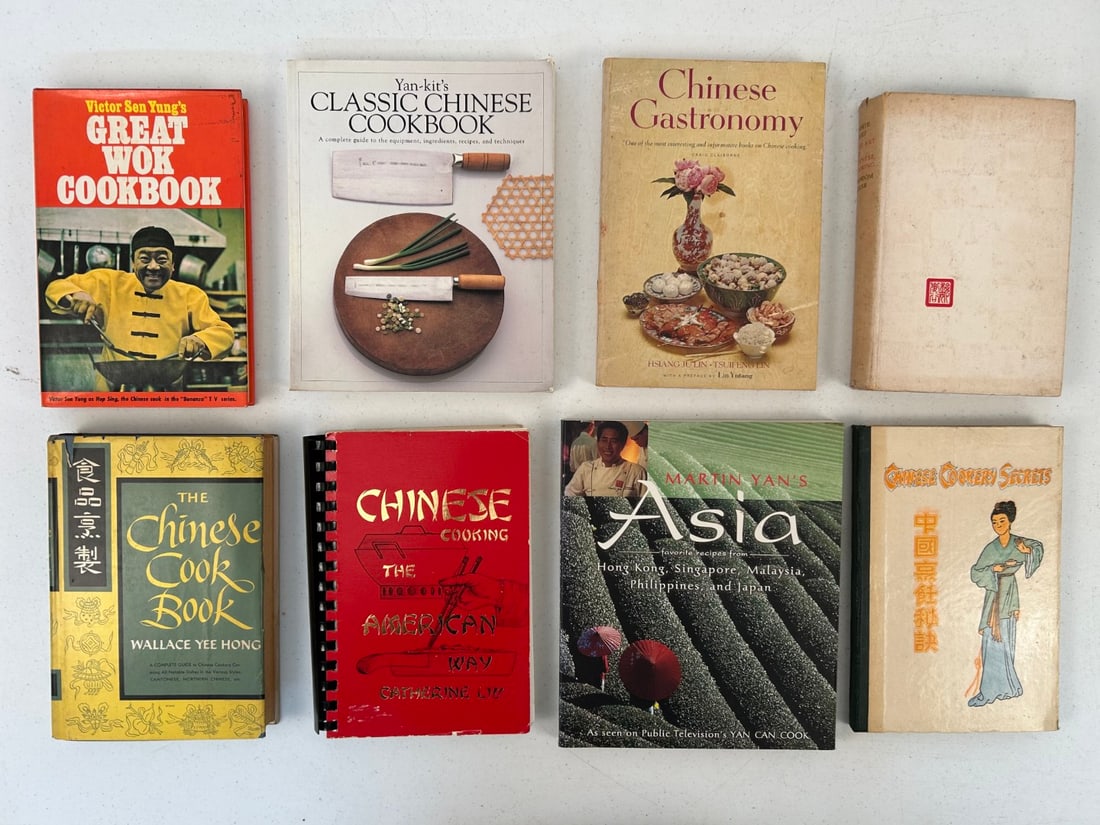 18 Asian Food Cookbooks including "The Anglo-Chine (1 of 7)