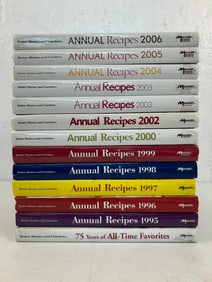 13 Better Homes and Gardens Annual Recipes Books
