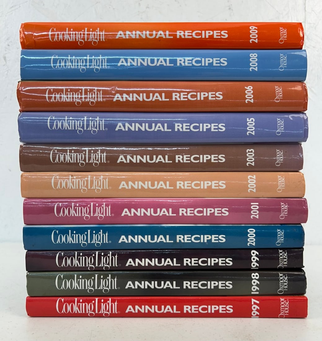 11 Cooking Light Annual Recipes Cookbooks (1 of 3)
