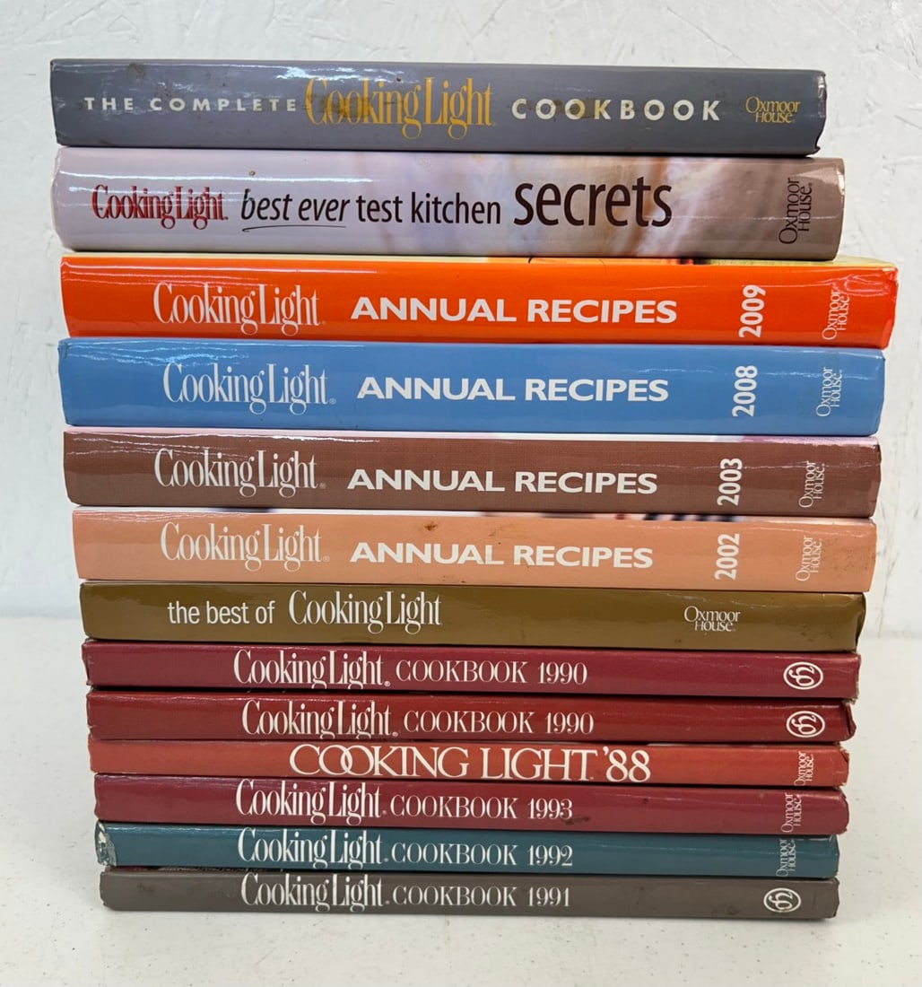 13 Misc. Cooking Light Cookbooks (1 of 3)