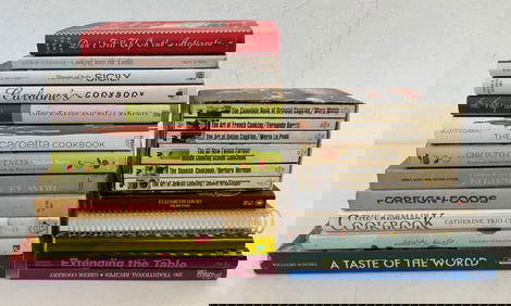 17 International and Italian Cookbooks and box set