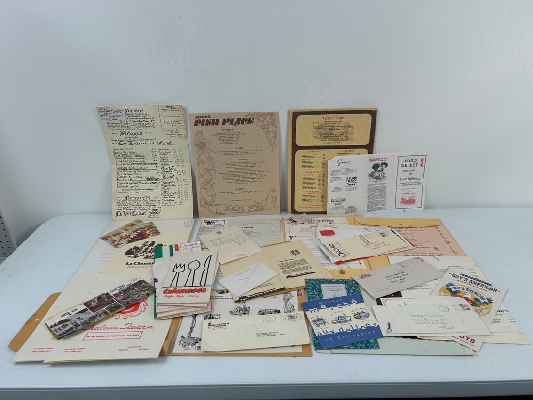 Misc. New York Menu's and Restaurant Ephemera (1 of 9)