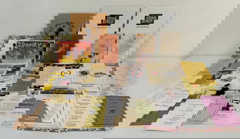 Misc. Tennessee Restaurant Menus and Ephemera