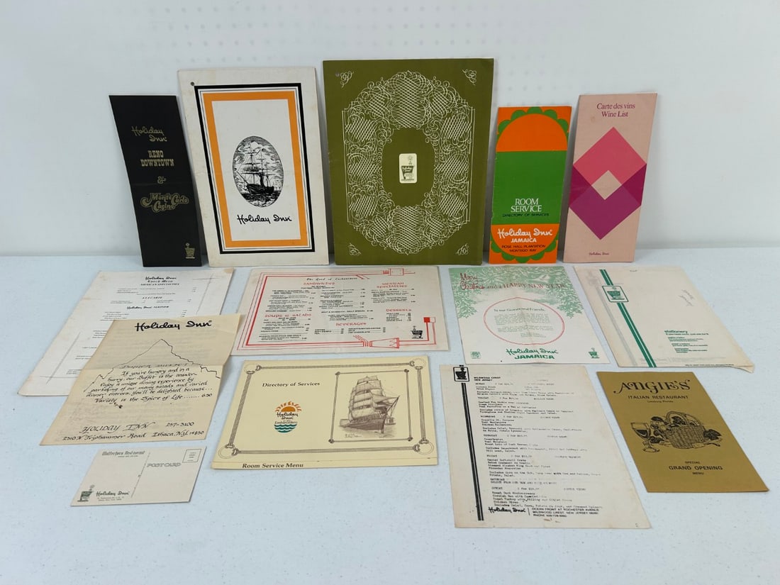 14 Misc. Vintage Holiday Inn Menus and Ephemera (1 of 10)