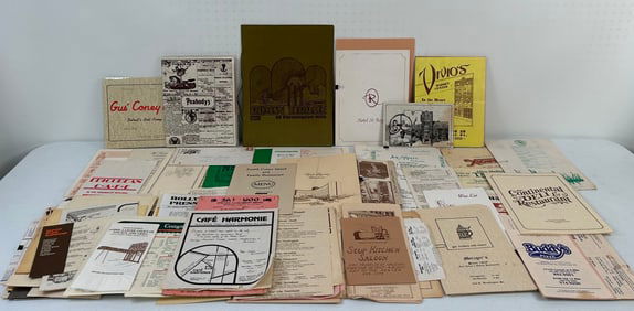 Misc. Detroit and Michigan Menus and Ephemera