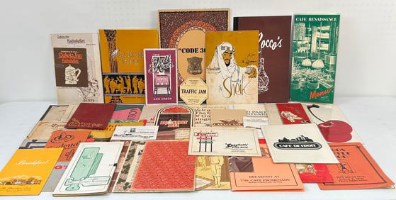 Misc. Detroit and Michigan Menus and Ephemera
