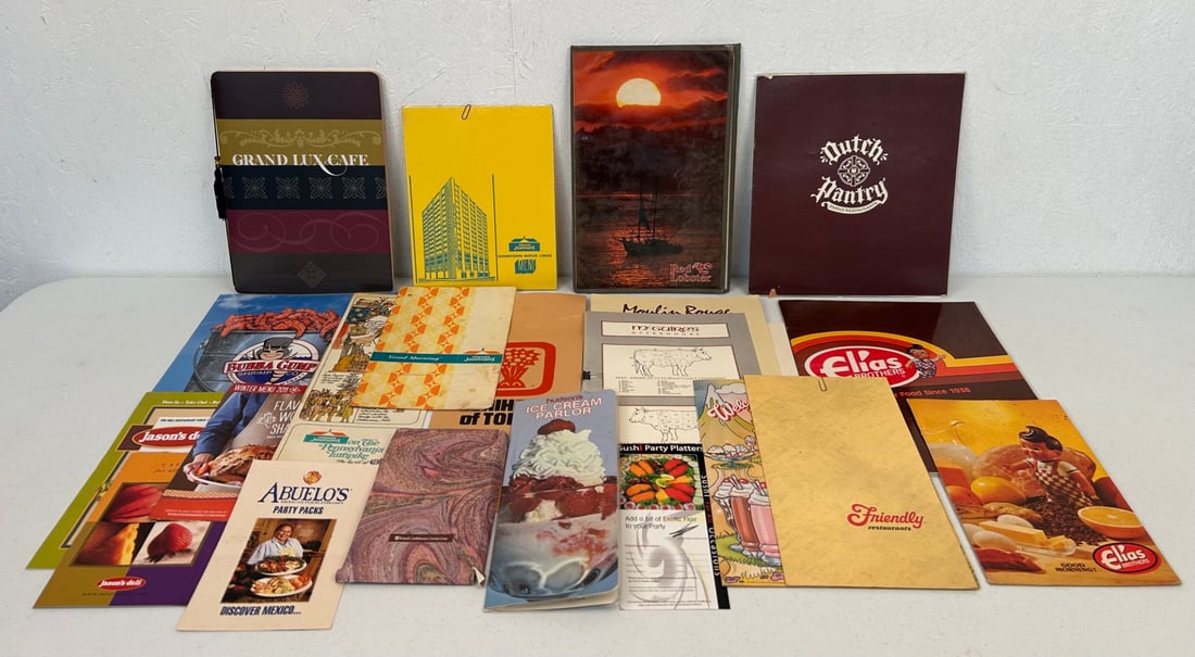 Misc. Chain Hotel and Restaurant Menus c. 1980's (1 of 9)