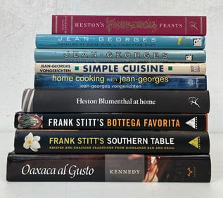 9 Misc. Hardcover Coffee Table Cook Books