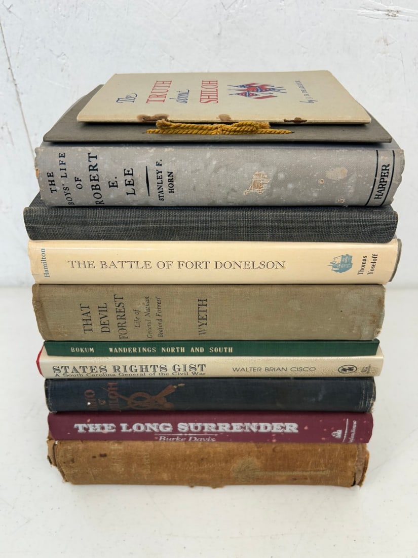 11 Confederate Civil War Books (1 of 20)