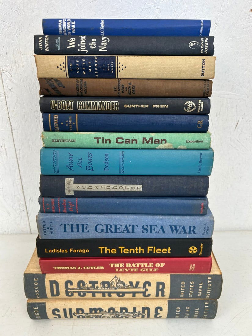 15 Hardcover Books on World War II Naval History (1 of 15)