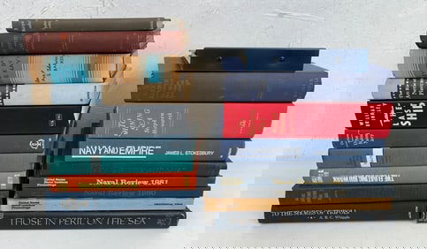 19 Hardcover Naval History Books