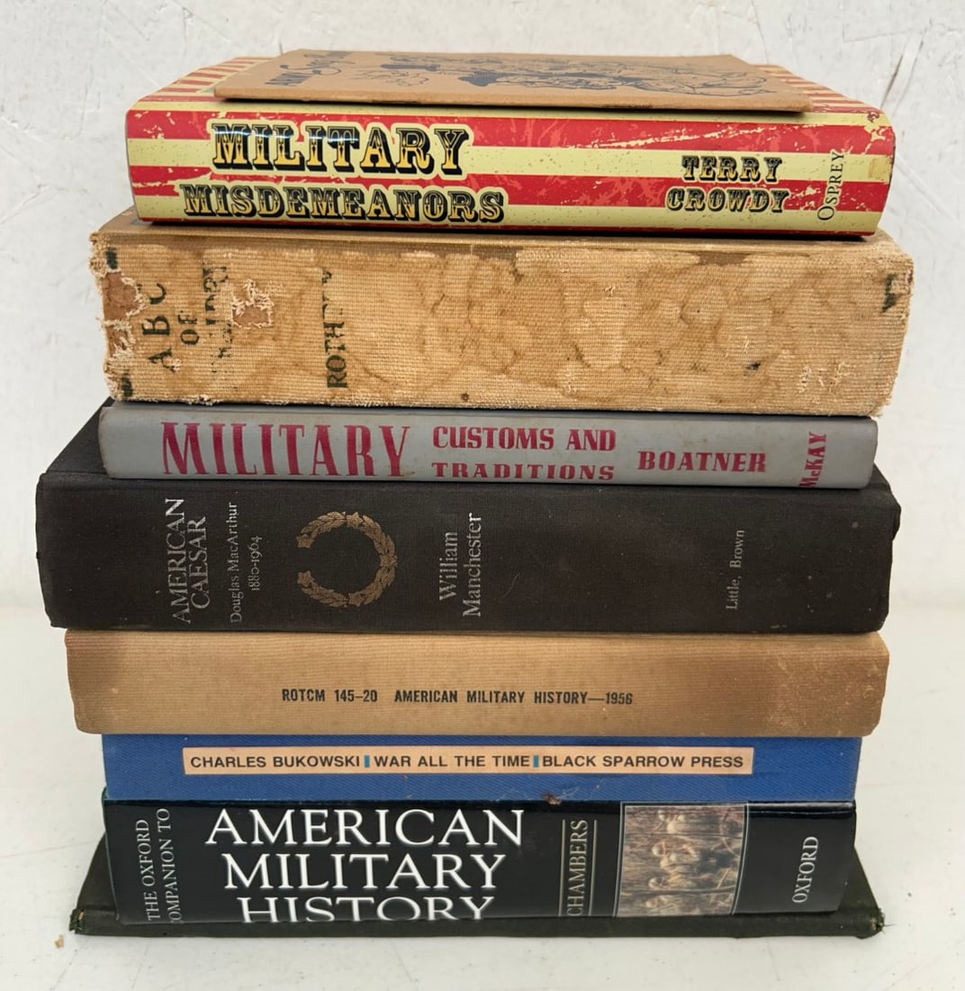 9 Military Related Books (1 of 15)