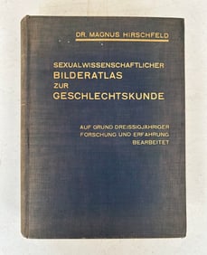 1 Rare German Picture Atlas of Gender Studies 1930