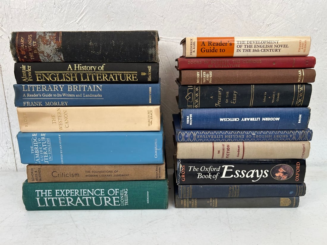17 Hardcover Books on Literature (1 of 5)