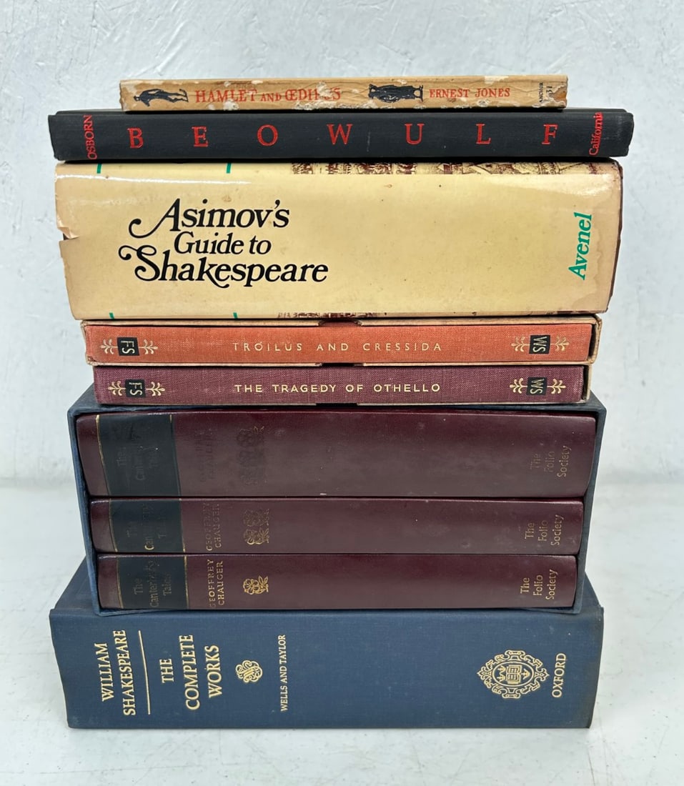 9 Early English Literature Books (1 of 19)