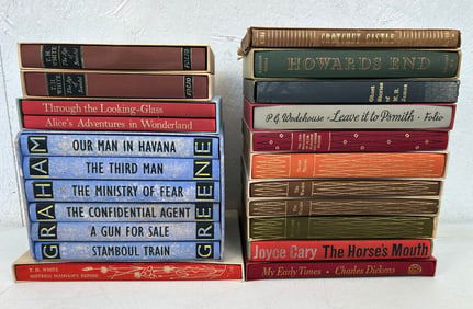 22 Folio Society London English Literature Books
