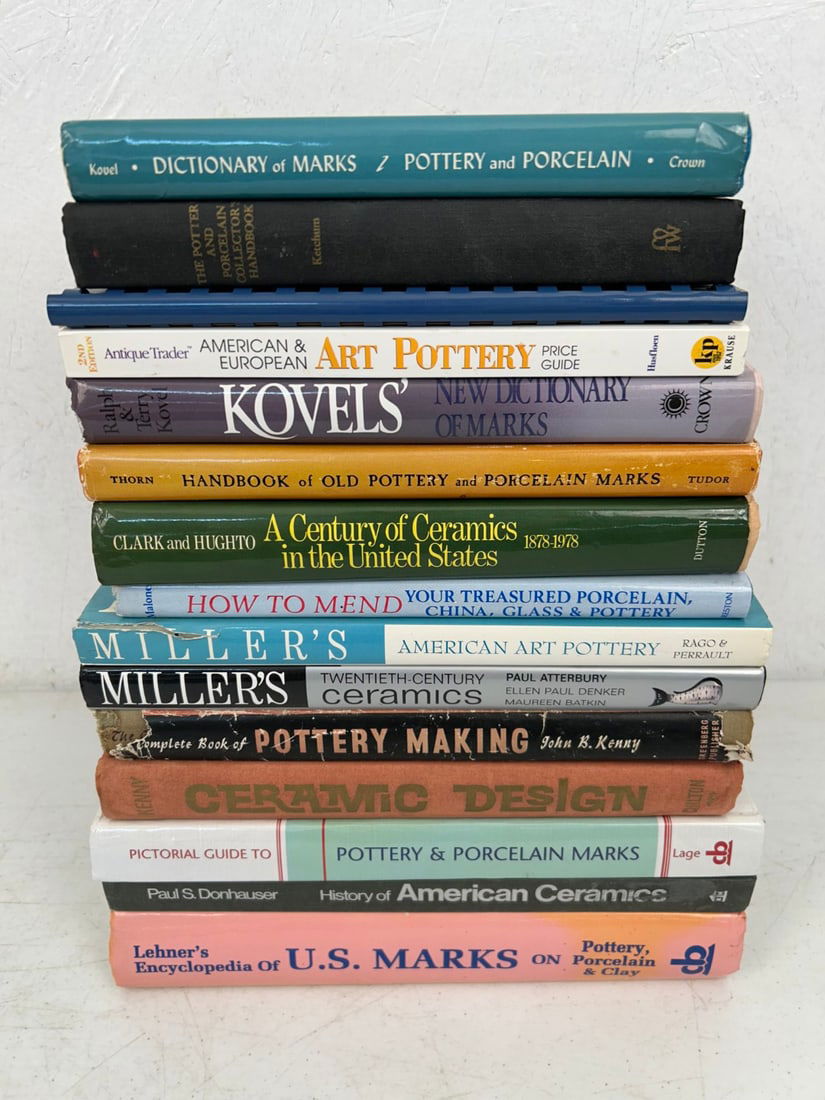 15 Books on Art Pottery & Art Pottery Marks (1 of 7)
