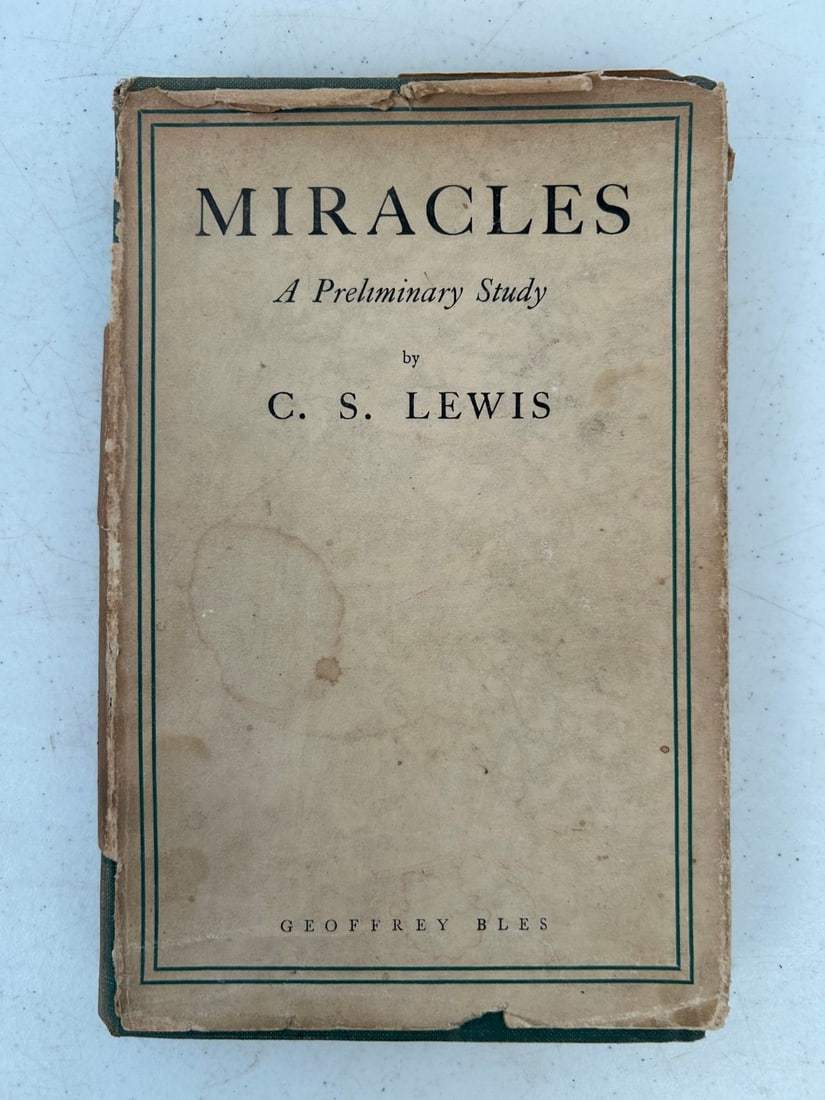 1st Ed. Miracles - A Preliminary Study by CS Lewis (1 of 11)