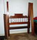 Early Walnut Tennessee Four Poster Bed