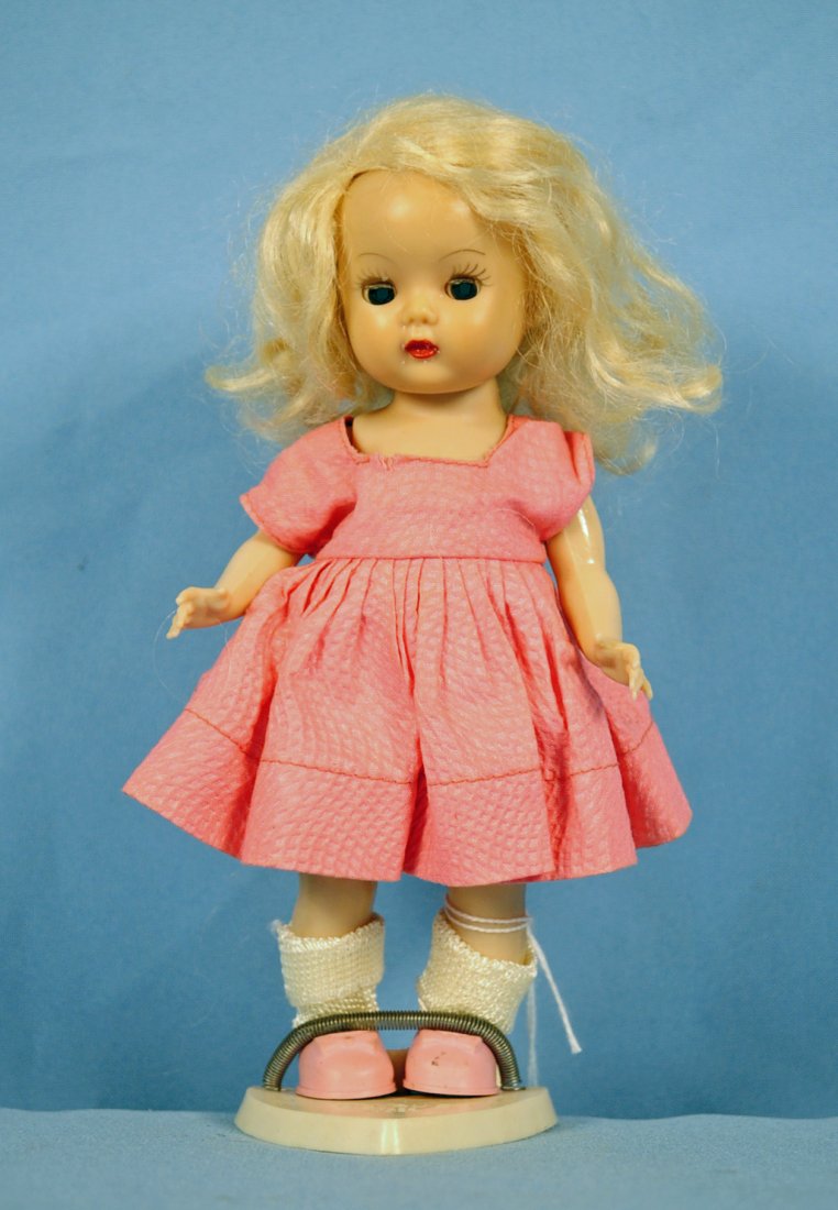 Story Book Doll By Nancy Ann "Muffie" Blonde: Story Book Doll By Nancy Ann, California "Muffie" Blonde, Walker 7.5" tall. Condition - Good Condition