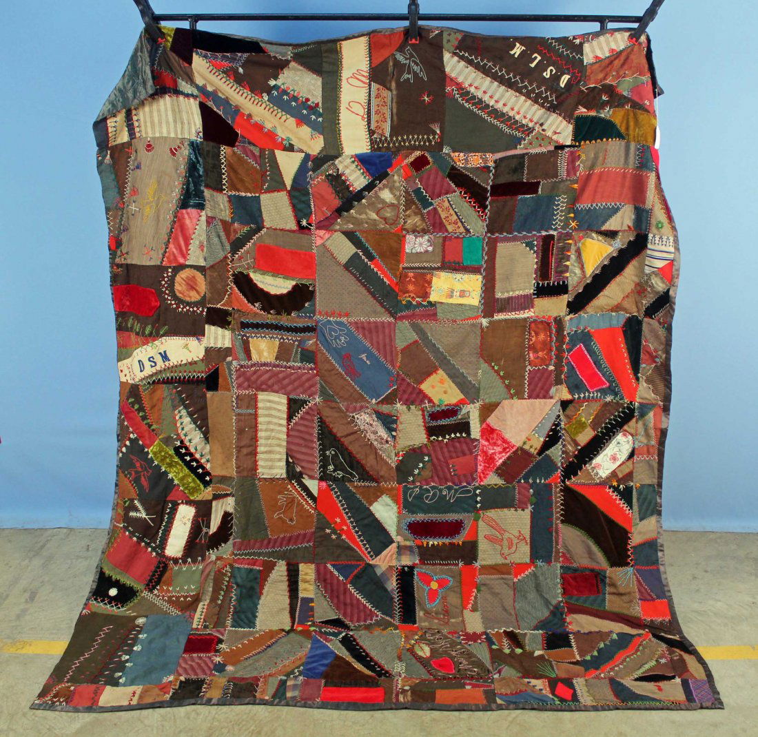 Circa 1890 Tennessee Crazy Quilt (1 of 10)