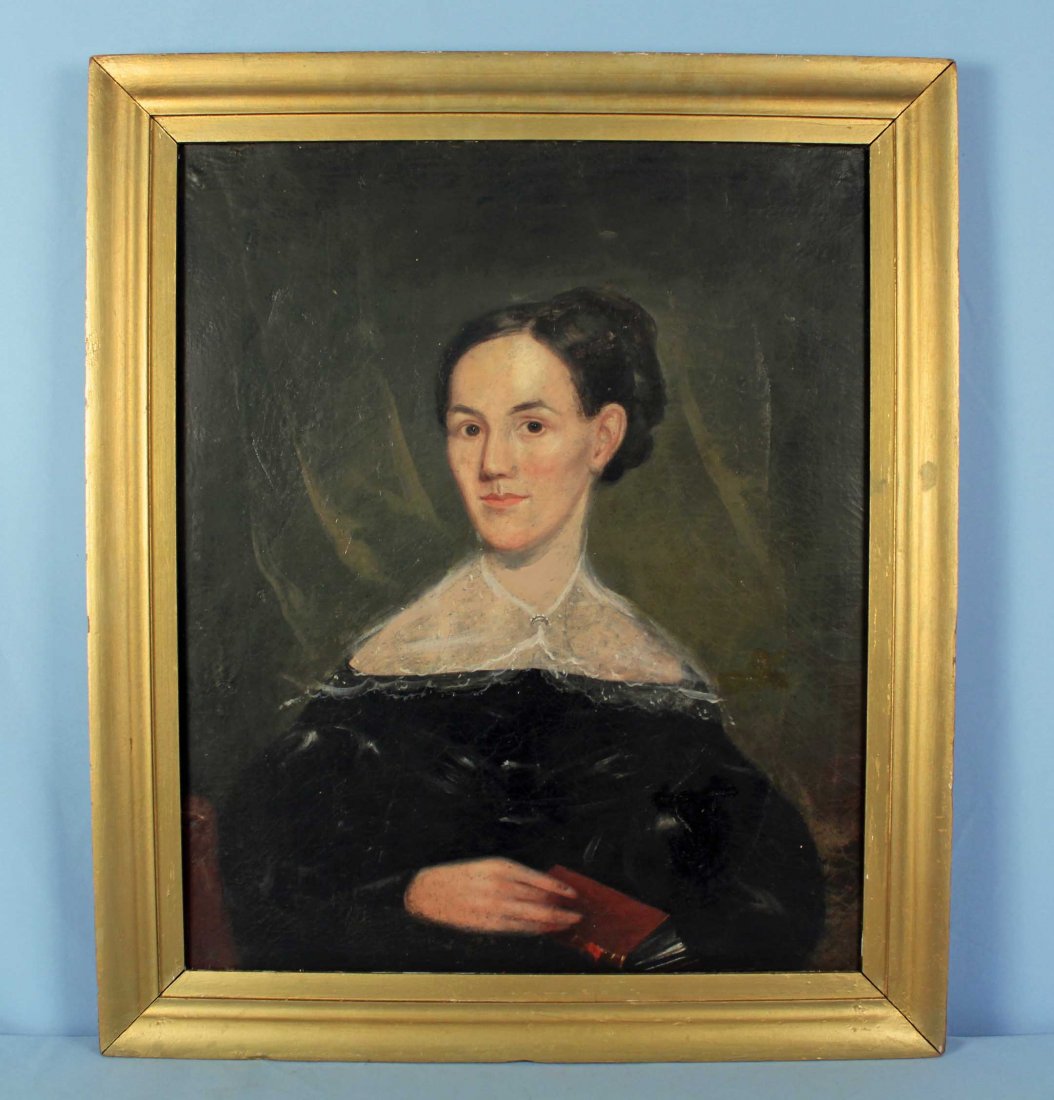 Circa 1845 Half Portrait of Southern Lady (1 of 5)