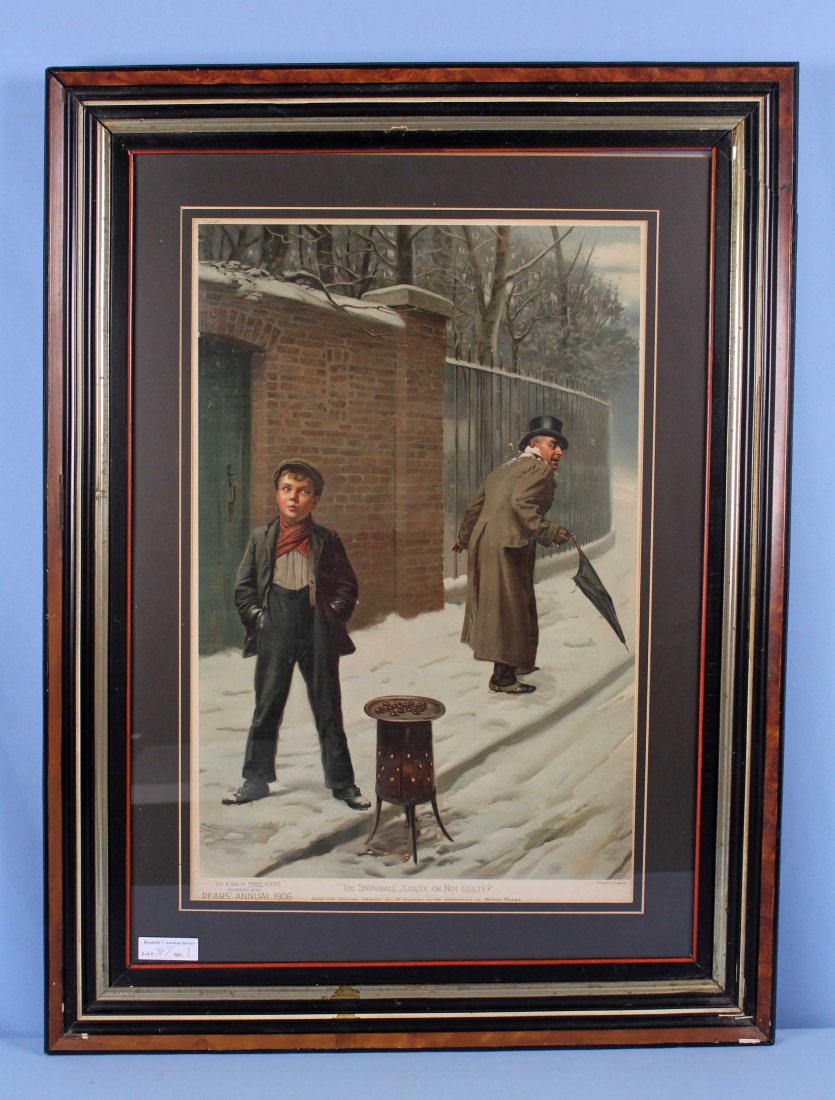 1906 Pear`s Soap Advertising Print Charles Dickens (1 of 7)