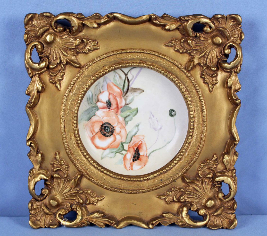 C. 1912 Kate Klutts Ripley, TN. Hand Painted Plate (1 of 6)
