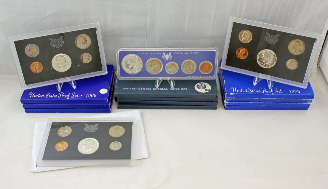 12 - 1967 - 1969 U.S. Special Mint & Proof Sets (1 of 5)
