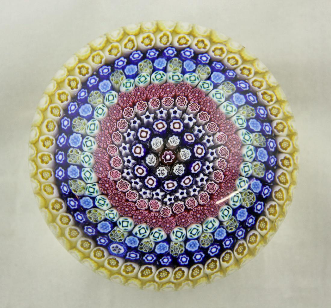 Baccarat 1973 Millefiori Decorated Paperweight (1 of 4)