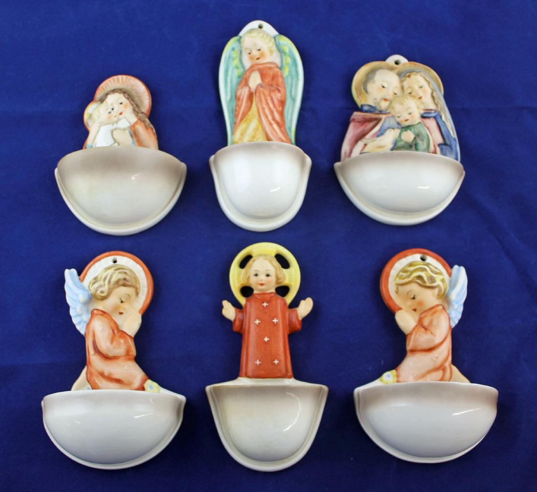 6 Goebel Hummel Wall Water Fonts (1 of 3)