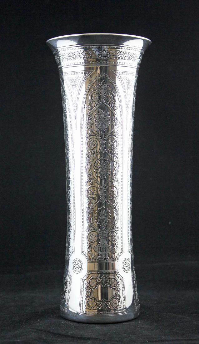 Tiffany & Co. Makers Sterling Silver Cylinder Vase (1 of 6)