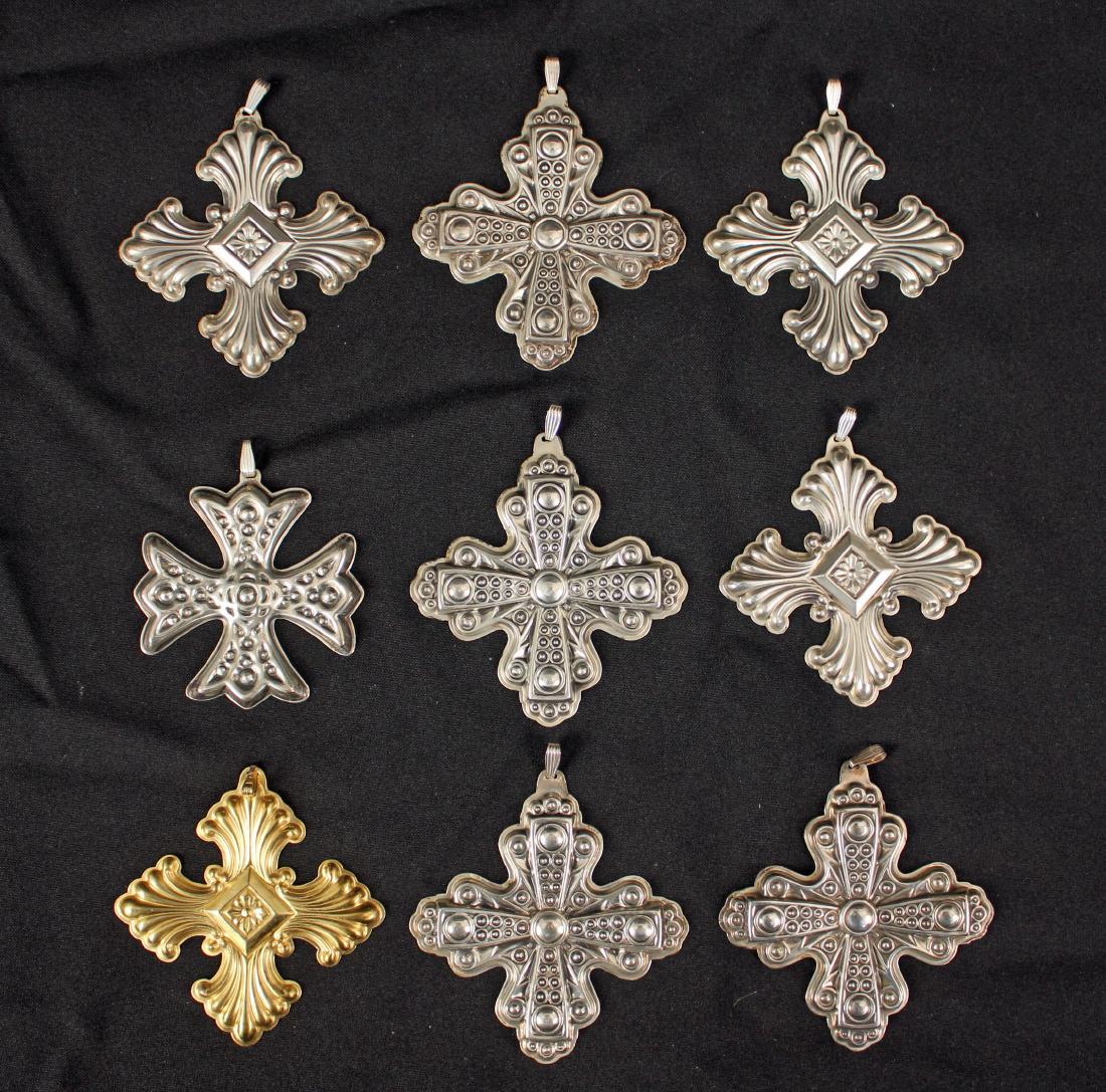 9 Reed & Barton Sterling Christmas Tree Ornaments (1 of 8)