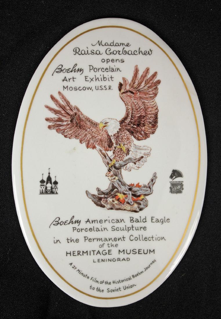 Boehm Porcelain Plaque Russia Raisa Gorbachev (1 of 6)