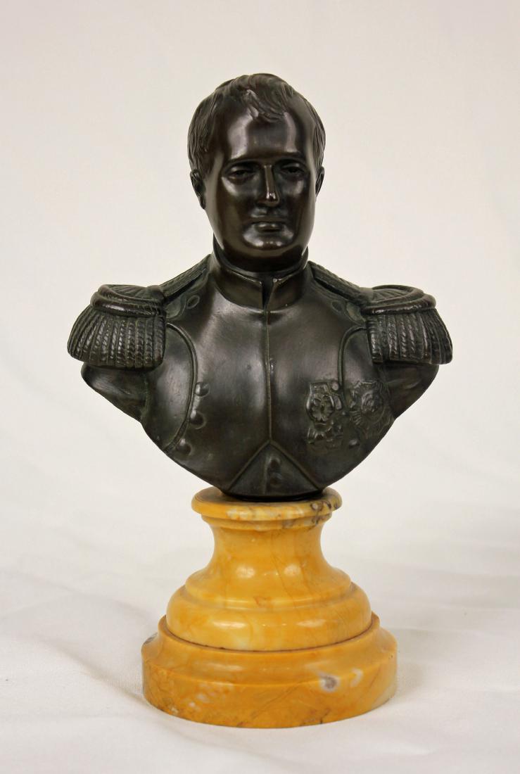French Bronze Bust of Napoleon Signed Renault (1 of 5)