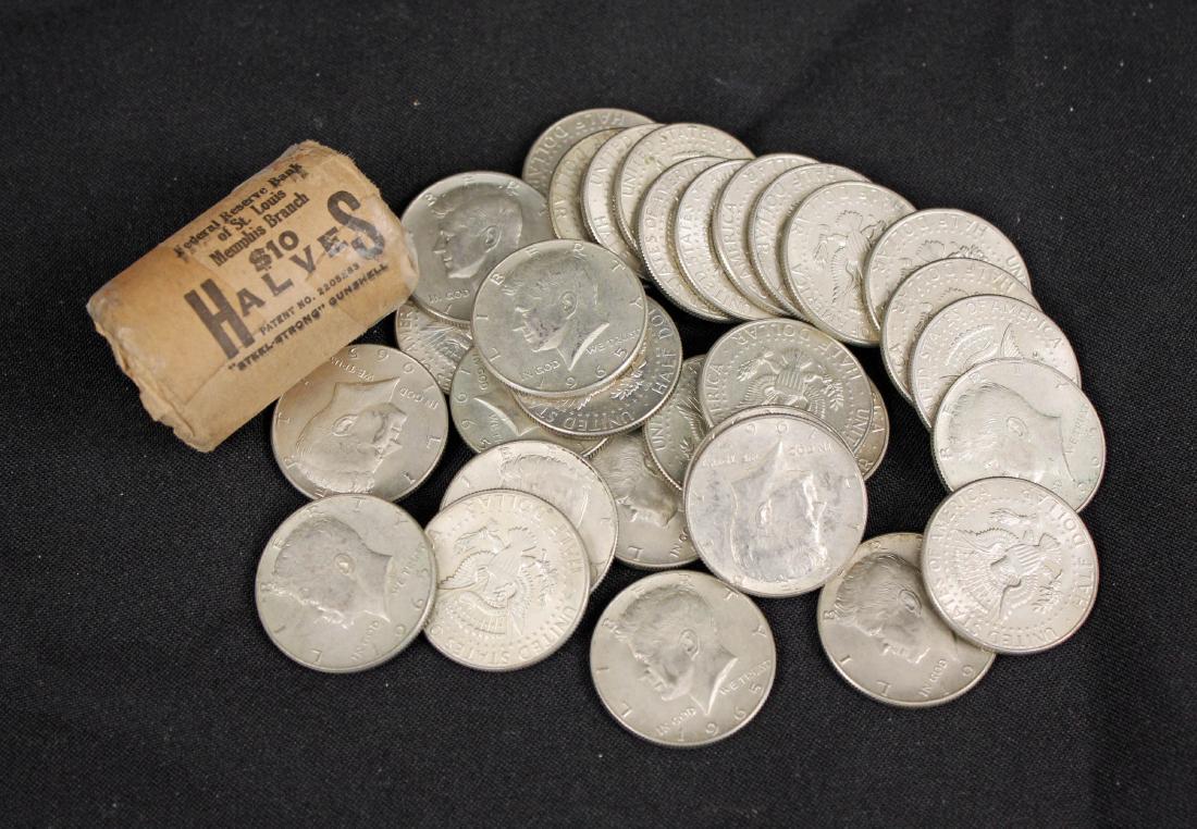 52 Clad Kennedy Half Dollars 40% Silver (1 of 2)