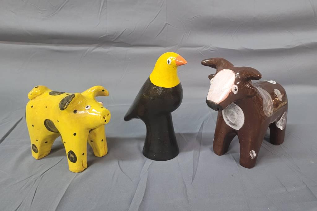 Larry Wilson Folk Pottery Lot (1 of 2)