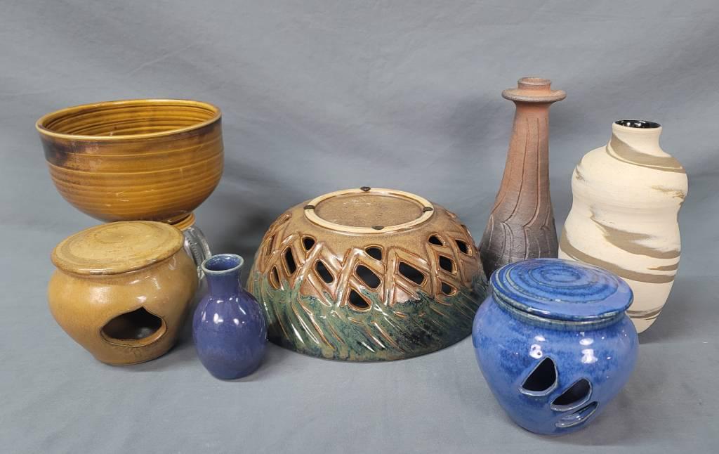 Southern Folk Art Pottery Lot (1 of 1)